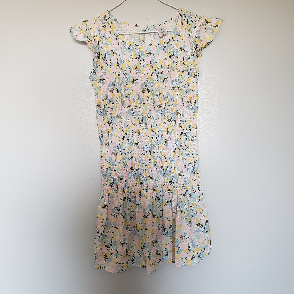 YOUTH Floral Smocked Dress